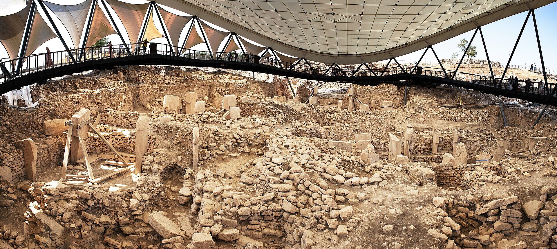 Panorama of the excavation